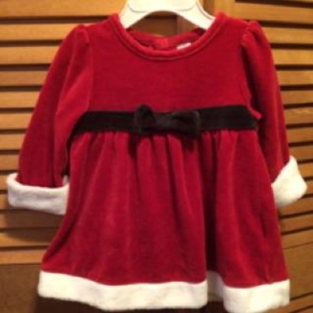 Cherokee Red Velour Dress